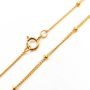 14K Gold-Filled Satellite Ball Finished Necklace.